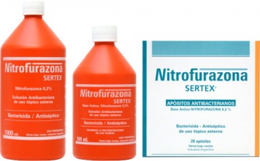 Apósitos con Nitrofurazona 
